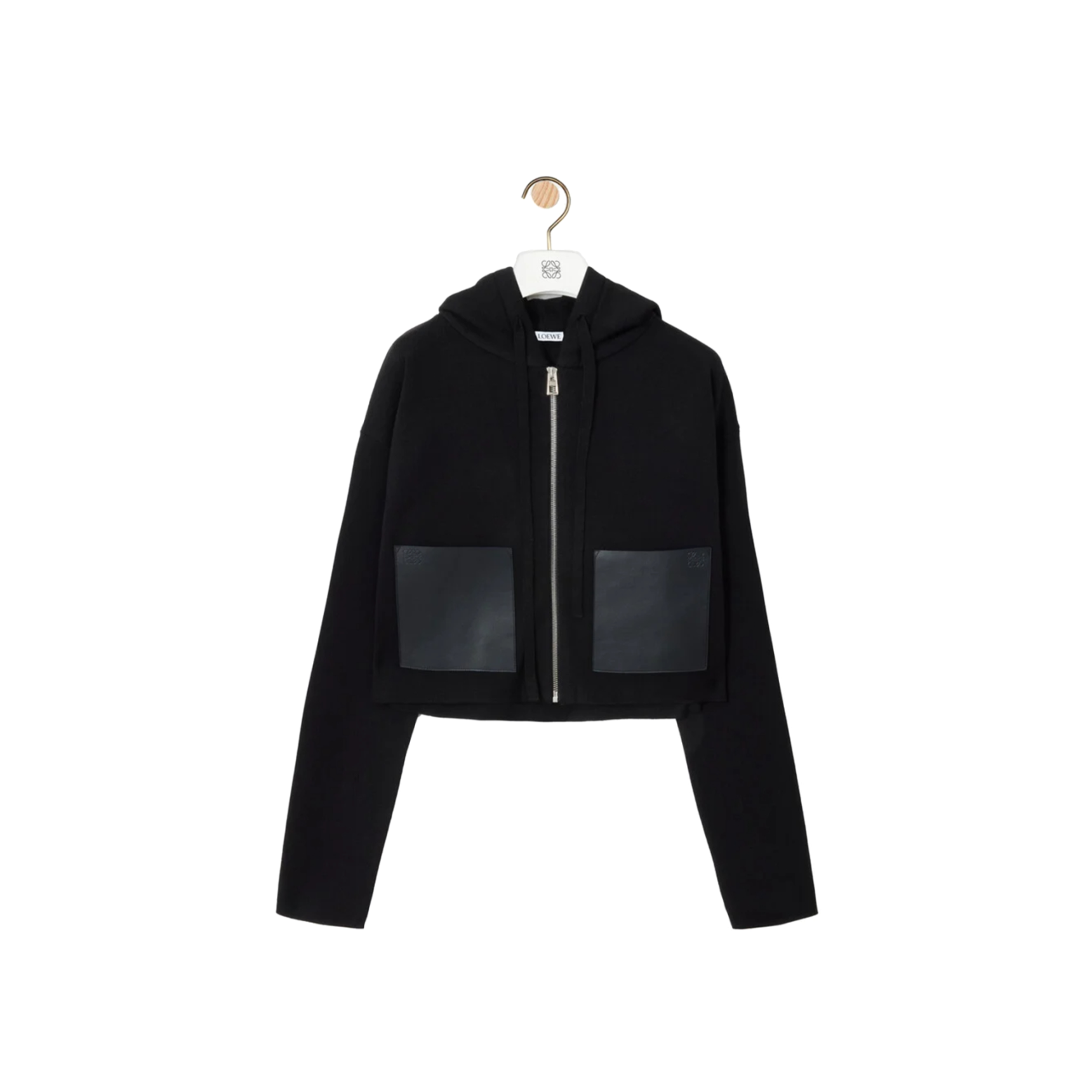 L0ew* zip-up hoodie in wool s359y14kj4